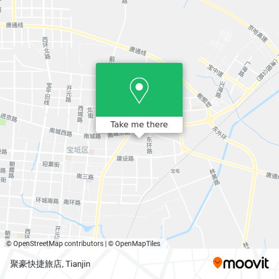 聚豪快捷旅店 map