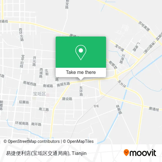易捷便利店(宝坻区交通局南) map