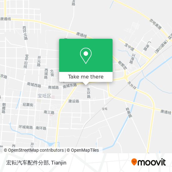 宏耘汽车配件分部 map