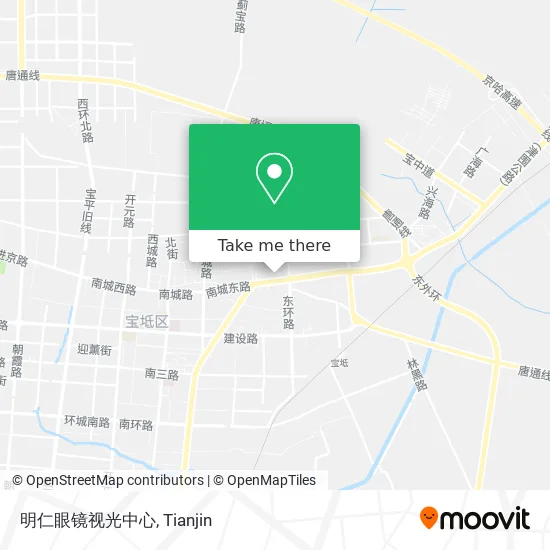 明仁眼镜视光中心 map