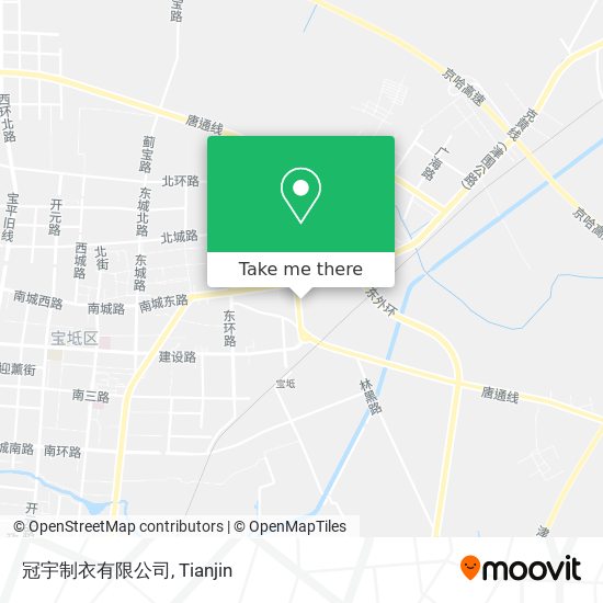 冠宇制衣有限公司 map