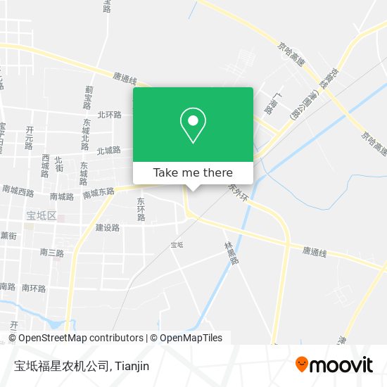 宝坻福星农机公司 map