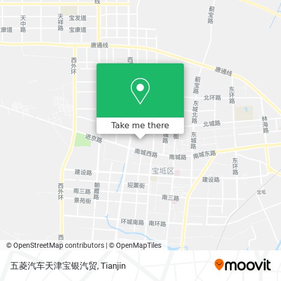 五菱汽车天津宝银汽贸 map