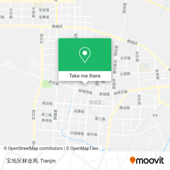 宝坻区林业局 map