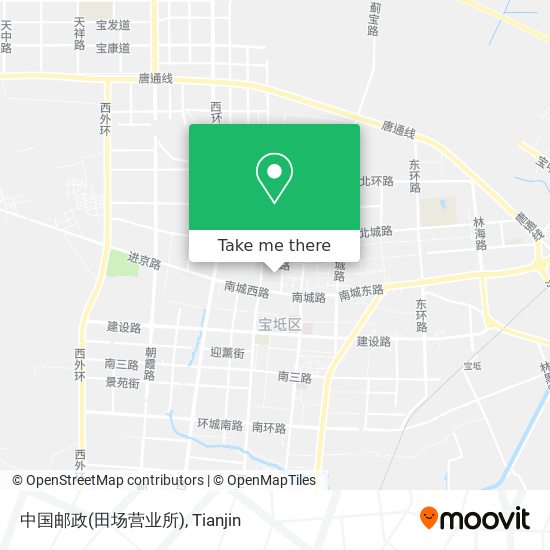 中国邮政(田场营业所) map