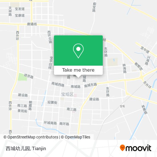 西城幼儿园 map