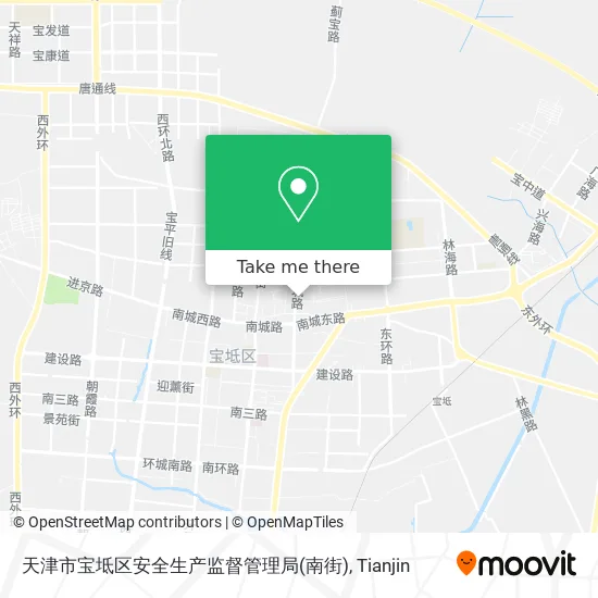 天津市宝坻区安全生产监督管理局(南街) map