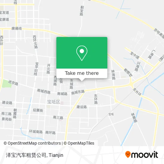泽宝汽车租赁公司 map
