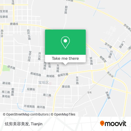 炫剪美容美发 map