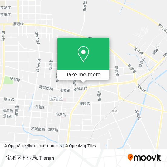 宝坻区商业局 map
