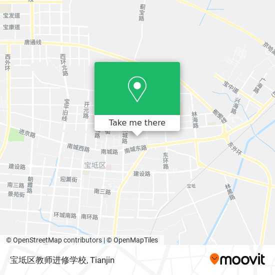 宝坻区教师进修学校 map