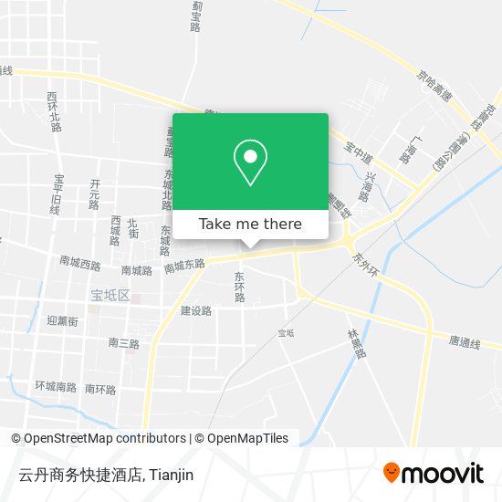 云丹商务快捷酒店 map