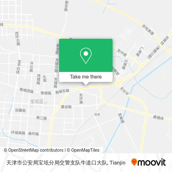 天津市公安局宝坻分局交警支队牛道口大队 map