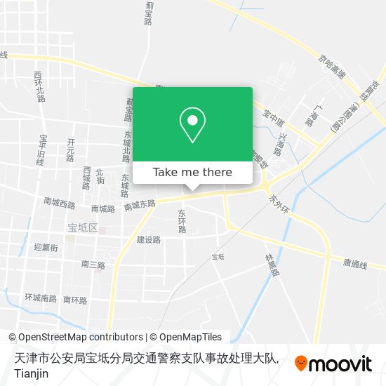 天津市公安局宝坻分局交通警察支队事故处理大队 map