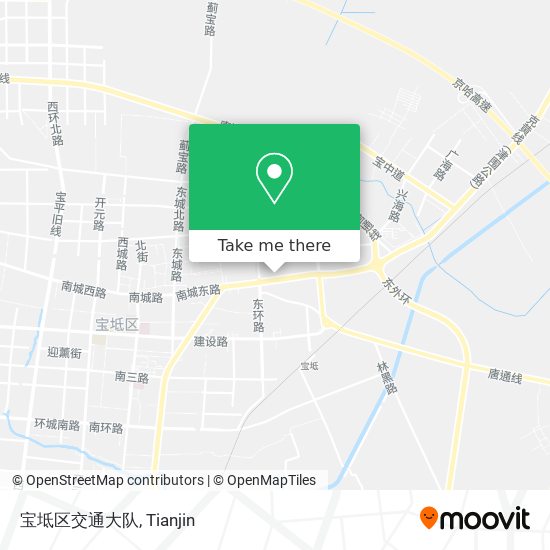 宝坻区交通大队 map