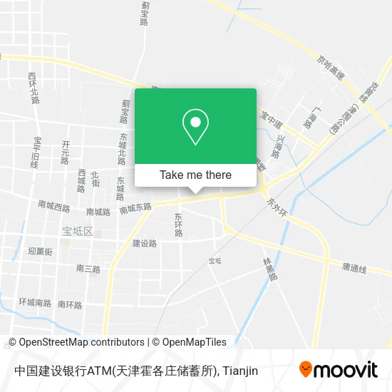 中国建设银行ATM(天津霍各庄储蓄所) map
