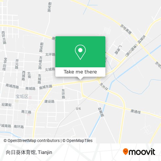 向日葵体育馆 map