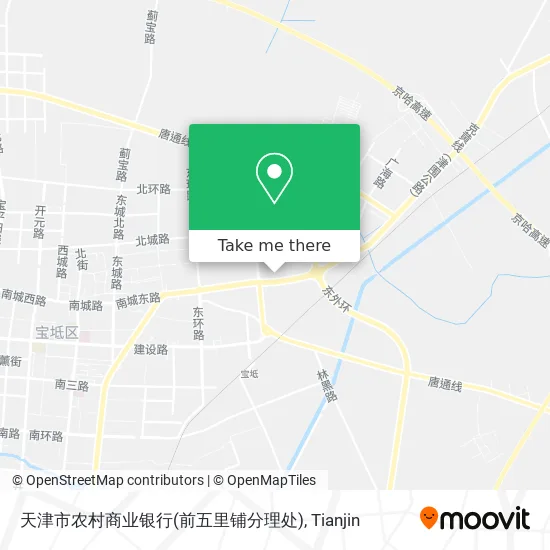 天津市农村商业银行(前五里铺分理处) map
