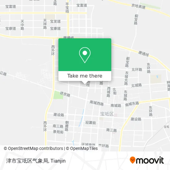 津市宝坻区气象局 map