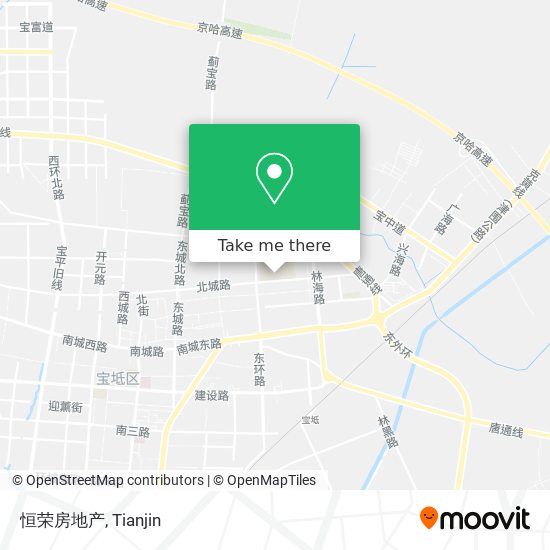 恒荣房地产 map