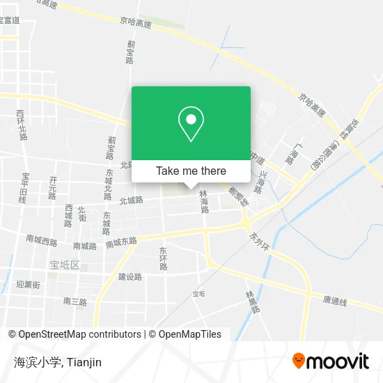 海滨小学 map