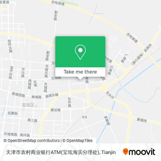 天津市农村商业银行ATM(宝坻海滨分理处) map