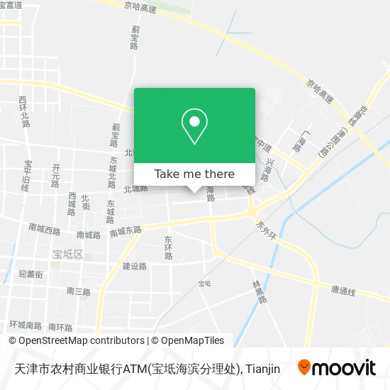 天津市农村商业银行ATM(宝坻海滨分理处) map