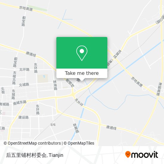后五里铺村村委会 map