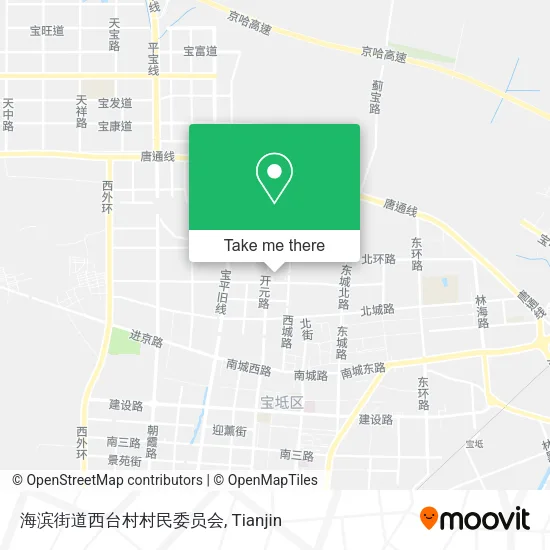 海滨街道西台村村民委员会 map
