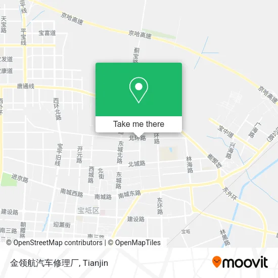 金领航汽车修理厂 map