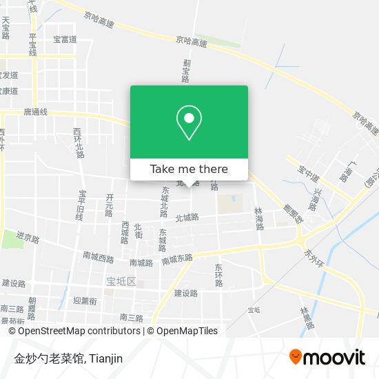 金炒勺老菜馆 map