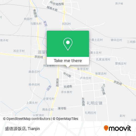 盛德源饭店 map