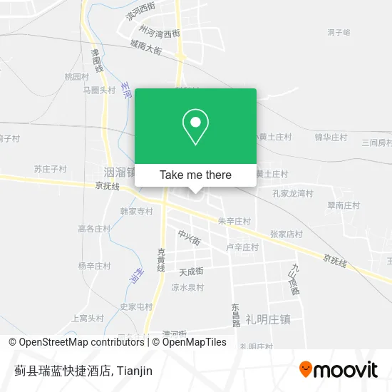 蓟县瑞蓝快捷酒店 map