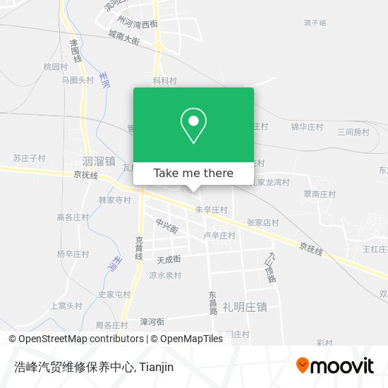 浩峰汽贸维修保养中心 map