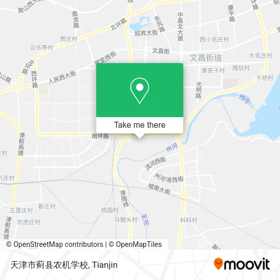 天津市蓟县农机学校 map