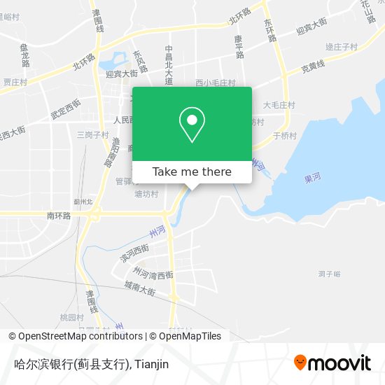哈尔滨银行(蓟县支行) map