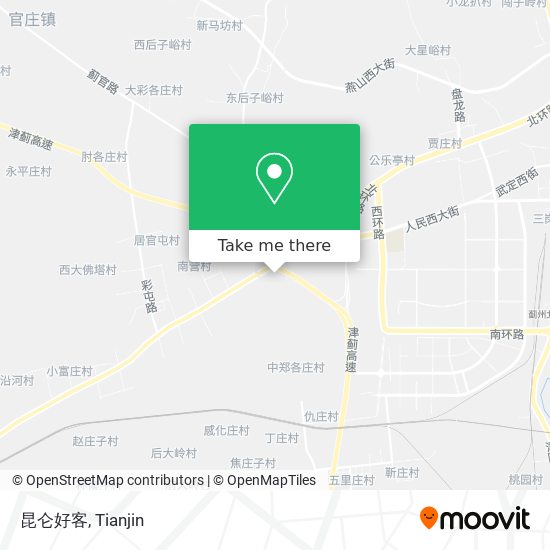 昆仑好客 map