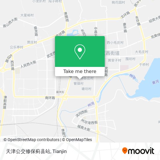 天津公交修保蓟县站 map