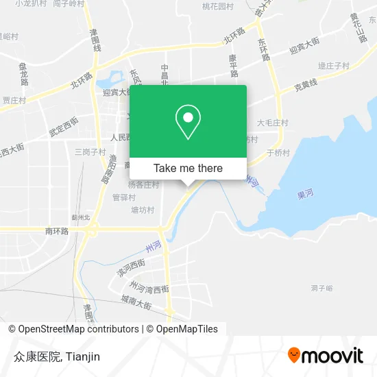 众康医院 map