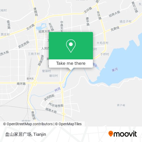 盘山家居广场 map
