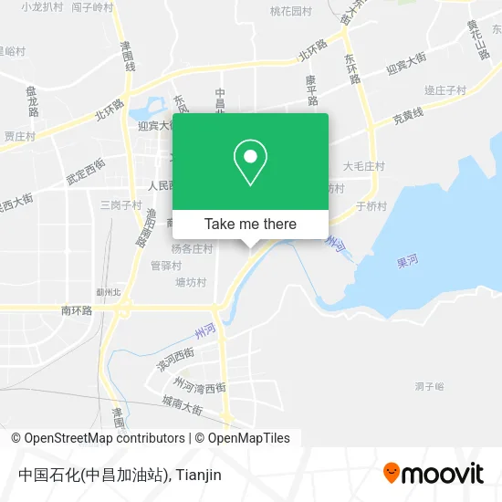 中国石化(中昌加油站) map