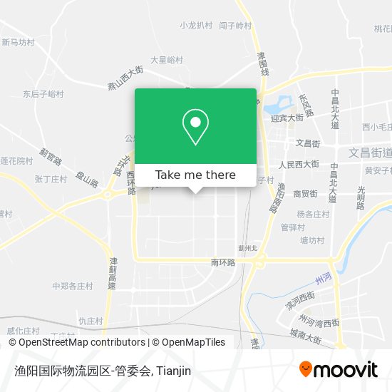 渔阳国际物流园区-管委会 map