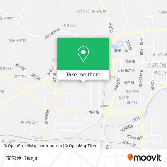 友邻苑 map