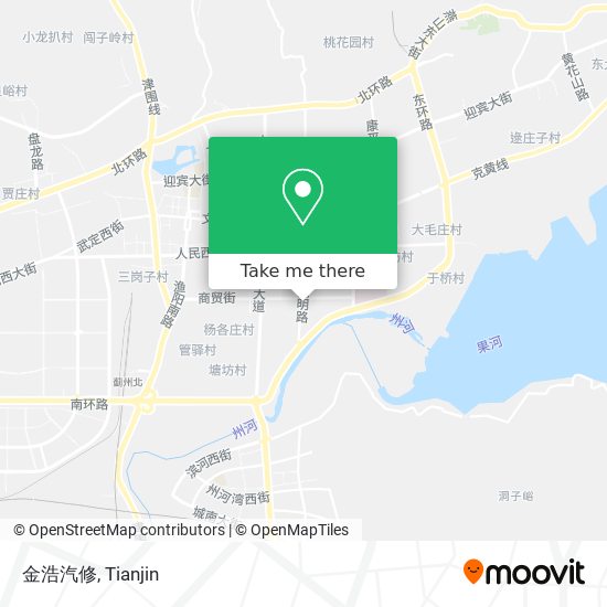 金浩汽修 map
