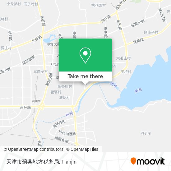 天津市蓟县地方税务局 map