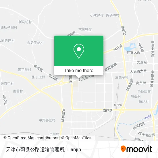 天津市蓟县公路运输管理所 map