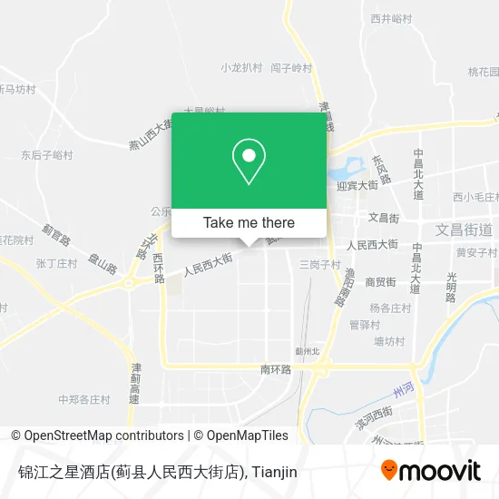 锦江之星酒店(蓟县人民西大街店) map