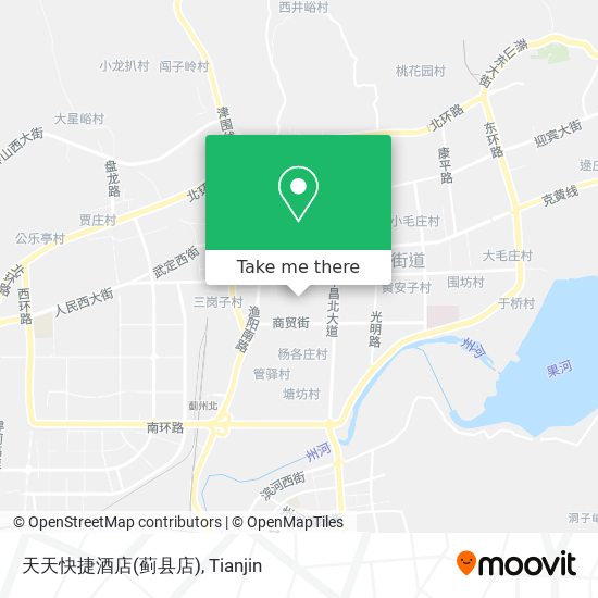 天天快捷酒店(蓟县店) map