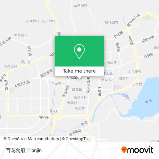 百花食府 map