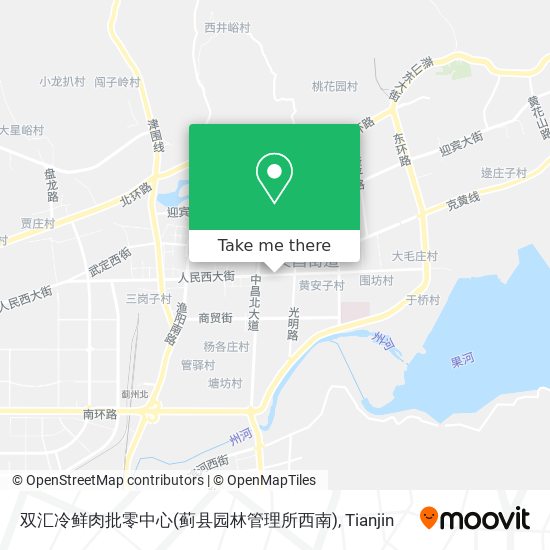 双汇冷鲜肉批零中心(蓟县园林管理所西南) map